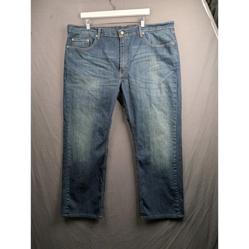 Levi's 559 Relaxed Straight‎ Leg Jeans Mens W42 L30 Blue Denim